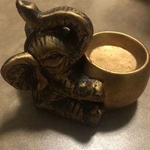 Elephant candle holder